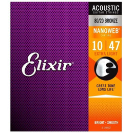 ELIXIR 11002 ACOUSTIC 80/20 BRONZE NANOWEB
