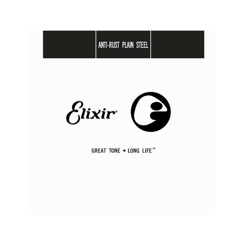 ELIXIR 13010 ANTI-RUST PLAIN STEEL SINGLE STRING