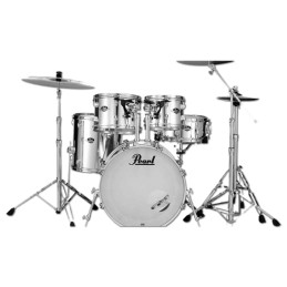 EXX725SBR C.49 Mirror Chrome Batteria acustica completa
