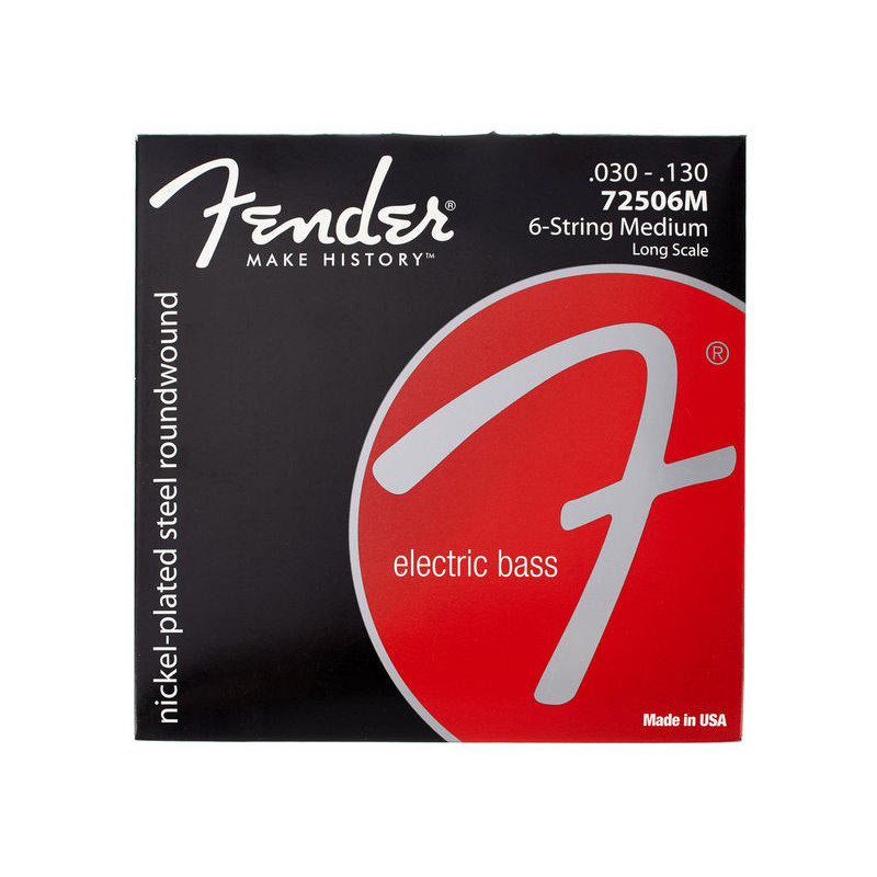Fender 7250-6 LS 030-130 Nickel-Plated Steel Long-Scale Muta  per basso elettrico