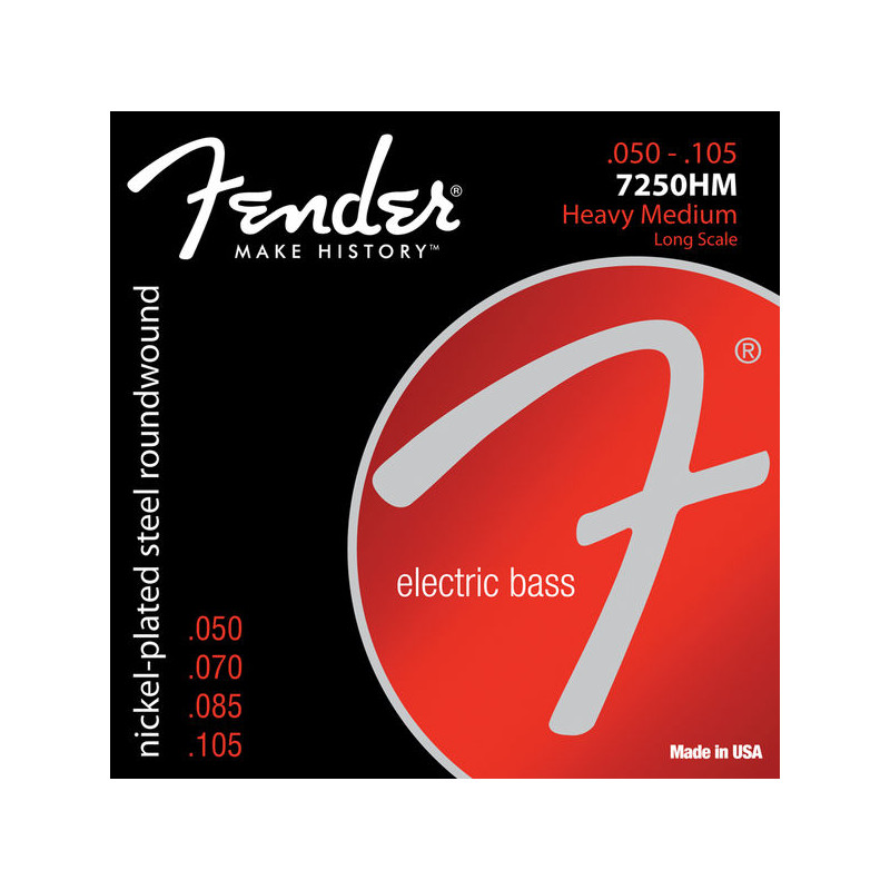 Fender 7250HM 050-105 Nickel-Plated Steel Long-Scale Muta per basso elettrico