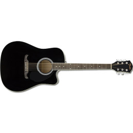 Fender FA-125CE DREADNOUGHT, WALNUT FINGERBOARD BLACK