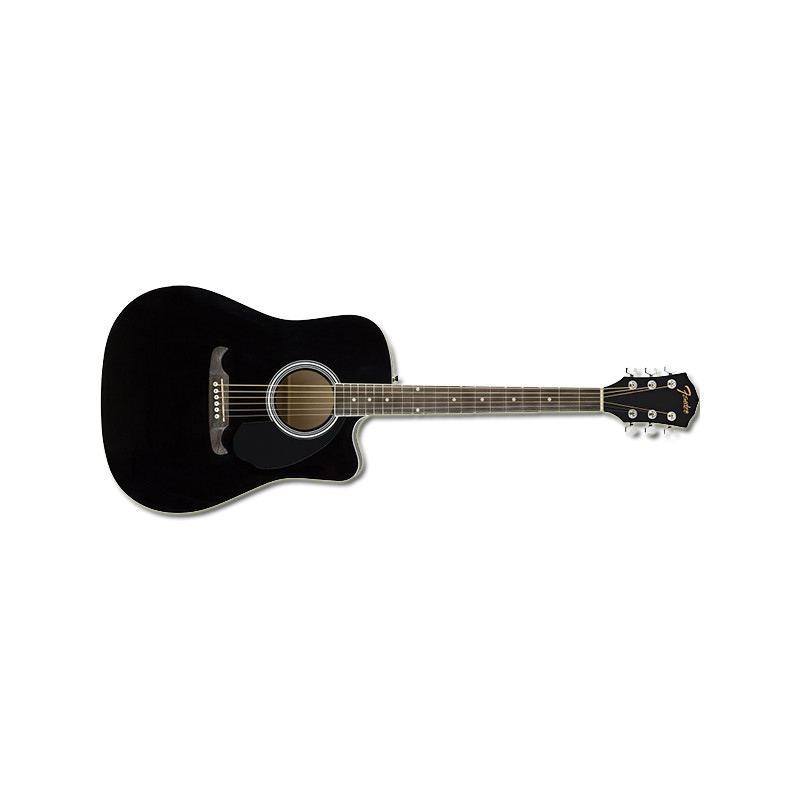 Fender FA-125CE DREADNOUGHT, WALNUT FINGERBOARD BLACK