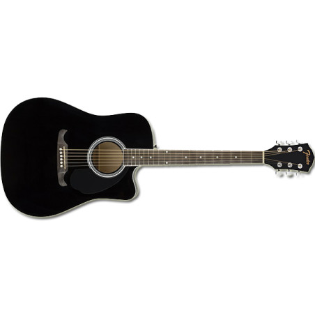 Fender FA-125CE DREADNOUGHT, WALNUT FINGERBOARD BLACK