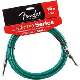 Fender Jack serie California per chitarra e basso 4,5mt Surf Green 0990515057