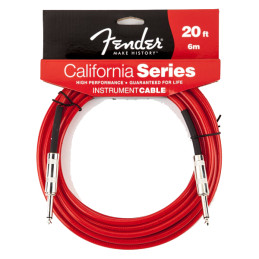Fender Jack serie California per chitarra e basso 6mt Candy Apple Red