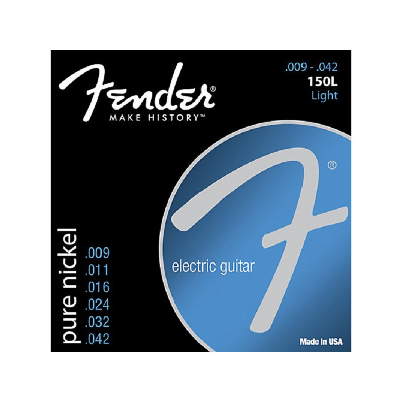 Fender Muta chitarra elettrica 150L 009-042 150s Pure Nickel Ball End