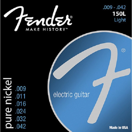 Fender Muta chitarra elettrica 150L 009-042 150s Pure Nickel Ball End