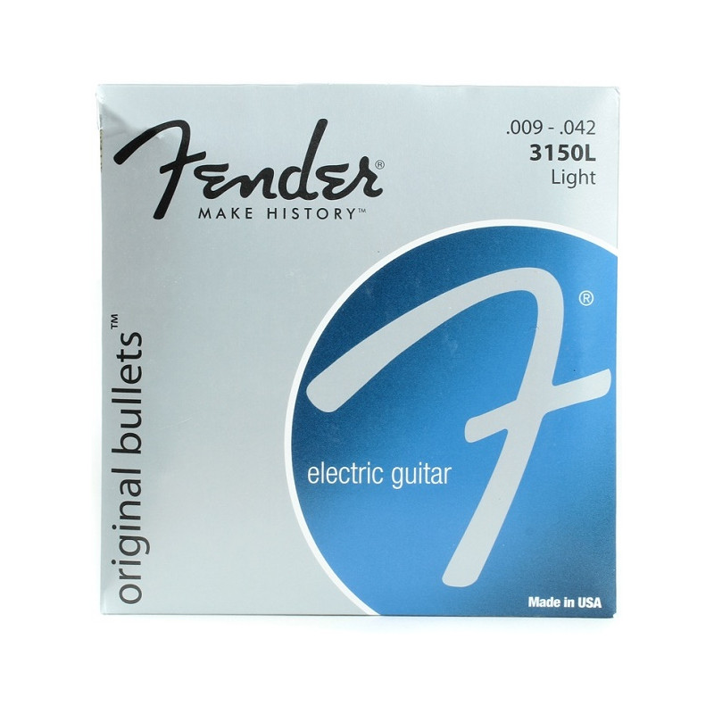 Fender Muta chitarra elettrica 3150L 009-042 Original Bullets Pure Nickel