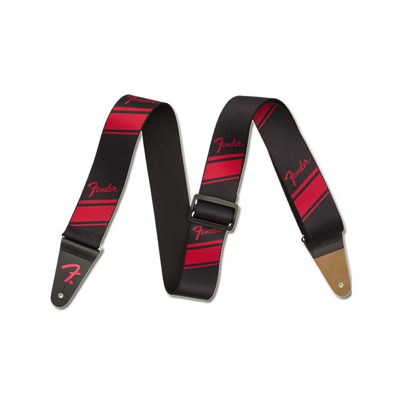 Fender® Competition Stripe Strap, Ruby, TRACOLLA