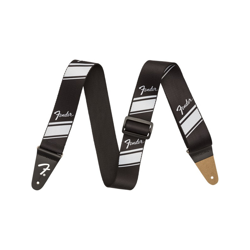 Fender® Competition Stripe Strap, Silver, TRACOLLA