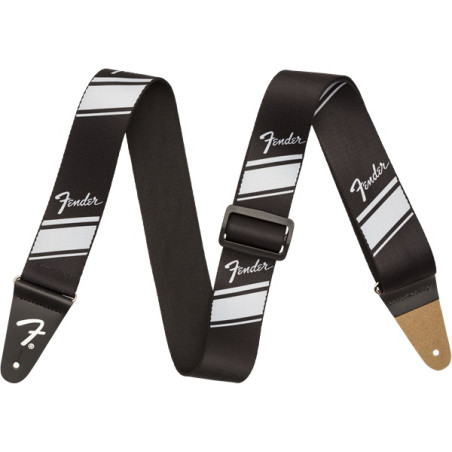 Fender® Competition Stripe Strap, Silver, TRACOLLA