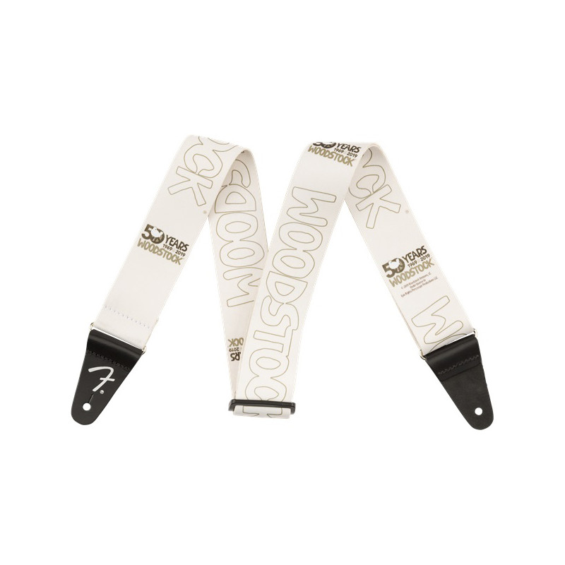 FENDER® WOODSTOCK® STRAP, WHITE TRACOLLA