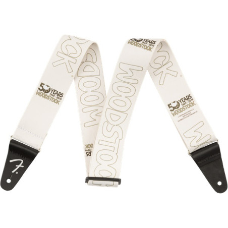 FENDER® WOODSTOCK® STRAP, WHITE TRACOLLA