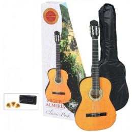 GEWApure Chitarra classica Almeria Classic Pack 4/4 Chitarra, natural