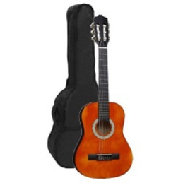 GEWAPURE CHITARRA CLASSICA CATALUNA CLASSICA 1/2, HONEY-COLOURED TONED
