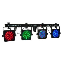 GLX LIGHTING SISTEMA 4 PAR A LED