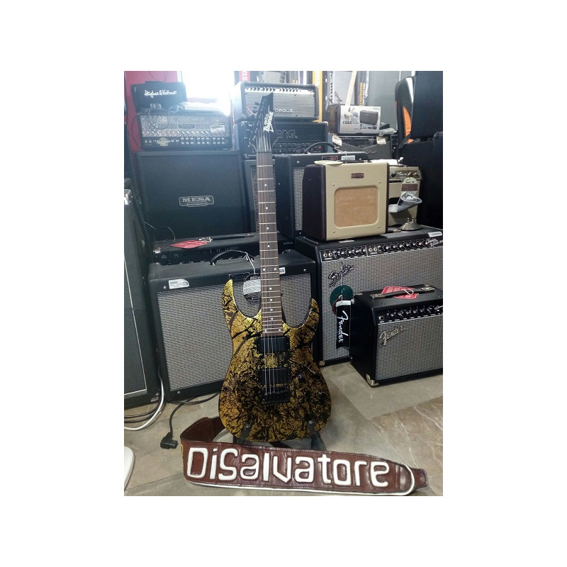 GRGA012LTD-GL CHITARRA ELETTRICA NERO E ORO