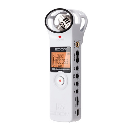 H1 White - registratore stereo digitale c/scheda microSD 2GB inclusa