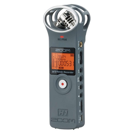 H1/MG  grigio - registratore stereo digitale c/scheda microSD 2GB inclus