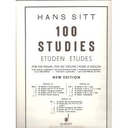 Hans Sitt  100 STUDI OPUS 32 VOL. 5