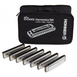 HOHNER BORSA BLUESBAND CON 7 ARMONICHE