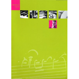 I MUSICALI CURCI VERDE E FUCSIA 12 PENTAGRAMMI