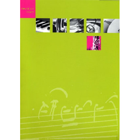 I MUSICALI CURCI VERDE E FUCSIA 12 PENTAGRAMMI