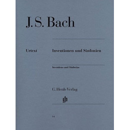 Inventionen Und Sinfonien BWV772-801 J.S. Bach - Partitura per pianoforte