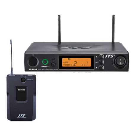 JTS RU-8011D+RU-850TB Sistema UHF PLL wirelesy diversity