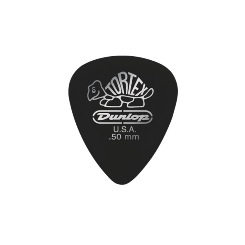 DUNLOP PLETTRO 488P.60 TORTEX Black Standard .60mm | Disalvatoremus...