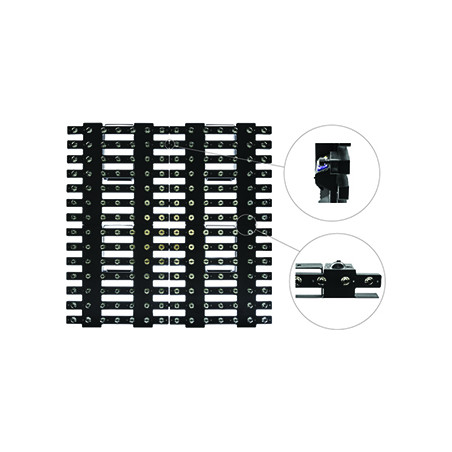 Matrice LED 49x3W, CREE 2800K° WW LED, angolo 8°, IP20, 173W, 7,5Kg