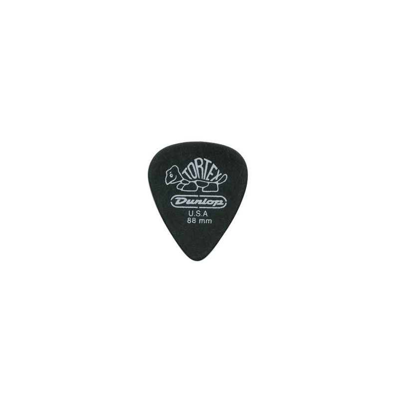 DUNLOP PLETTRO 488P.88 TORTEX Black Standard .88mm | Disalvatoremus...