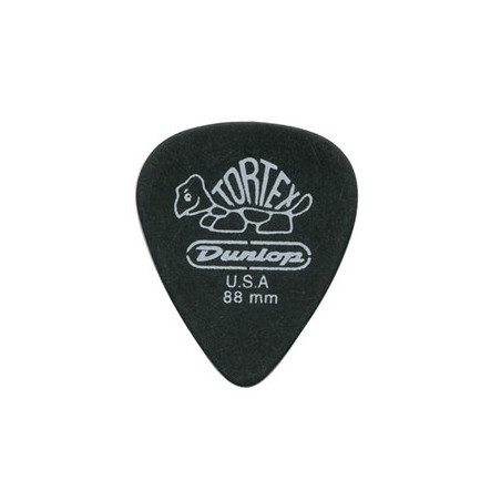 DUNLOP PLETTRO 488P.88 TORTEX Black Standard .88mm | Disalvatoremus...