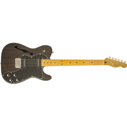 Modern Player Telecaster® Thinline Deluxe, Maple Fingerboard, Black Transparent