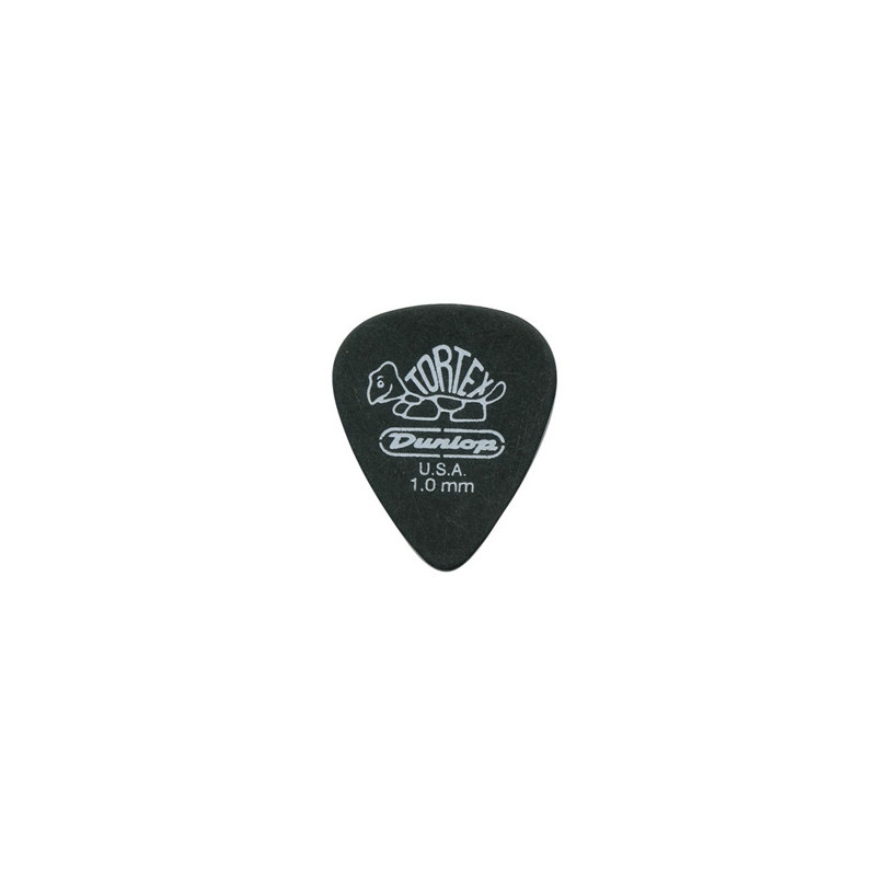 DUNLOP PLETTRO 488P1.0 TORTEX Black Standard 1.0mm | Disalvatoremus...