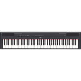 P115 BLACK PINOFORTE DIGITALE PORTATILE 88 TASTI PESATI
