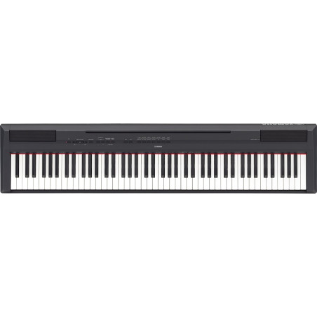 P115 BLACK PINOFORTE DIGITALE PORTATILE 88 TASTI PESATI