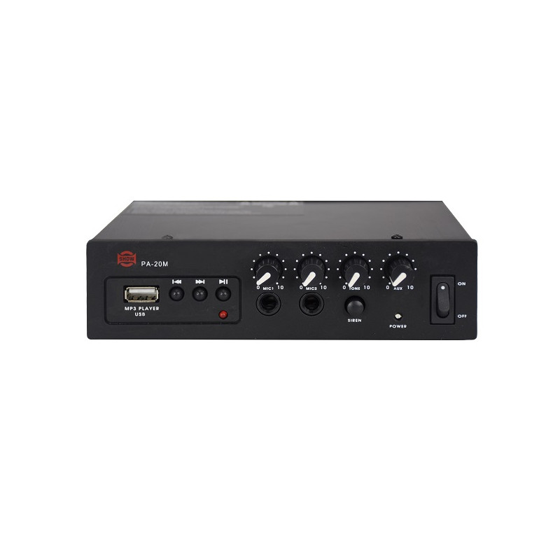 PA 20M Amplificatore 12V- 20W con MP3