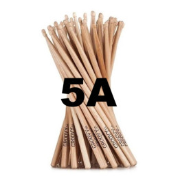 Paia di BACCHETTE 3° SCELTA 5A cono logo DS
