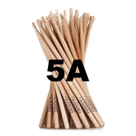Paia di BACCHETTE 3° SCELTA 5A cono logo DS