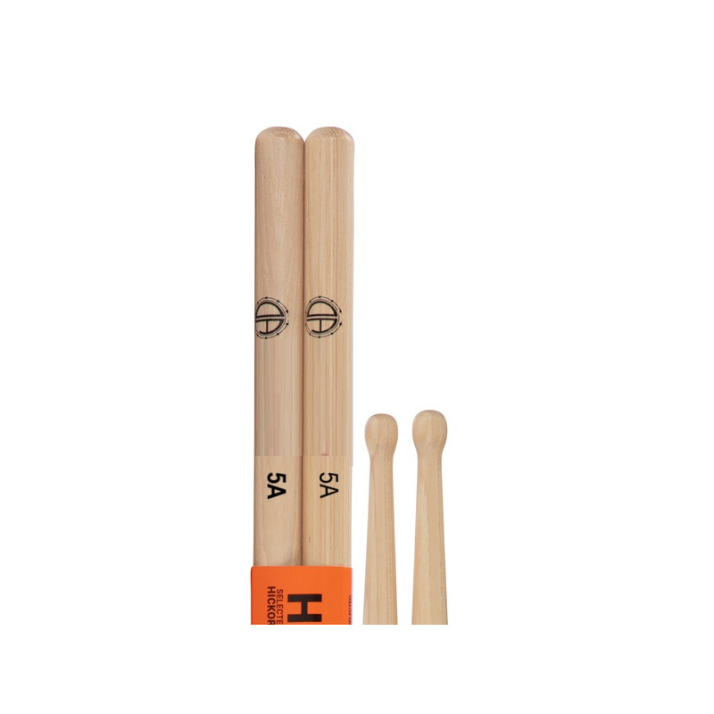 Paia di BACCHETTE 3° SCELTA 5B cono logo DS
