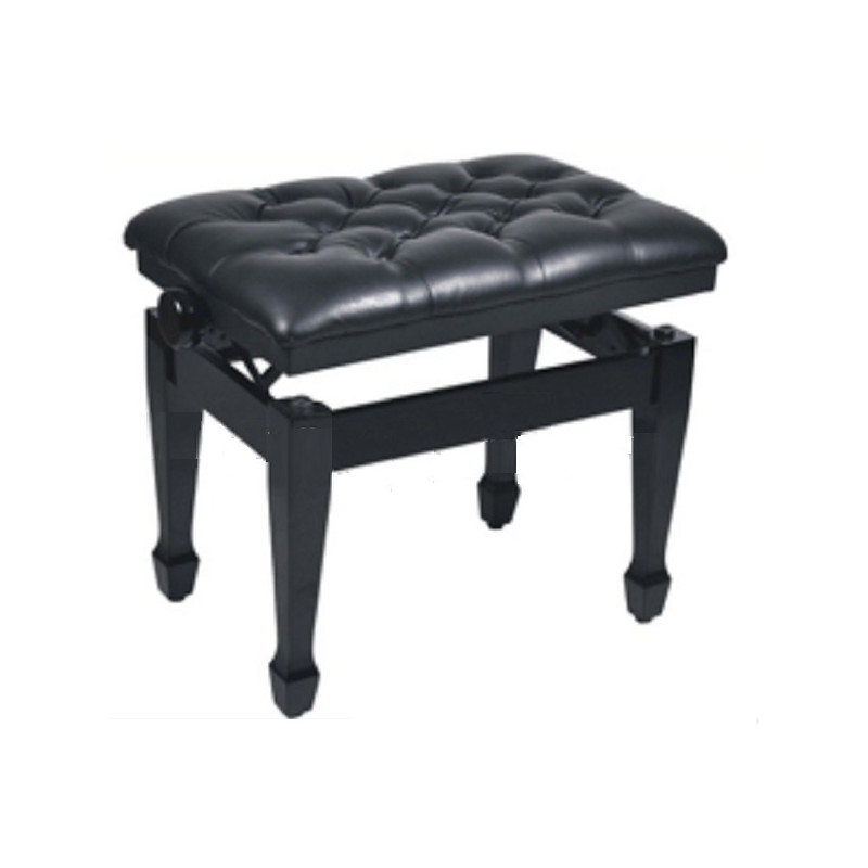 PANCA 405M STANDARD NERA  LUCIDA CON BOTTONI