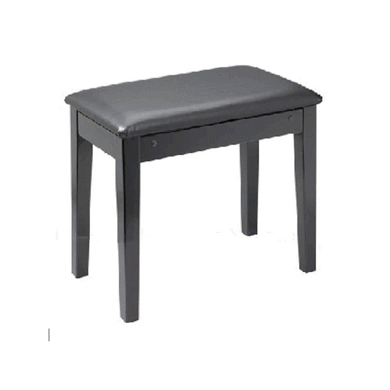 Panchetta in legno con vano libri Black