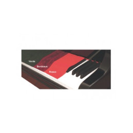 PANNO COPRITAST PER PIANO IN VELLUTOverde