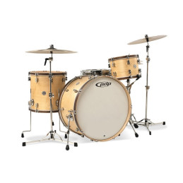 PDP BY DW SET 24 x 14 BD, 13 x 9 TT, 16 x 14 FT Natural / Cerchi in legno