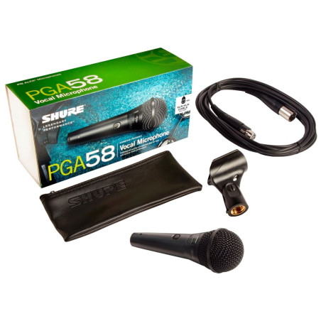 PGA58-XLR-E MICROFONO DINAMICO CON CARATTERISTICA POLARE CARDIOIDE