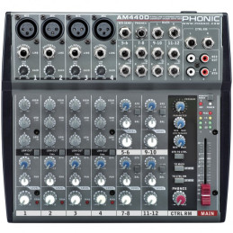 PHONIC AM440D MIXER 4MIC/LINE 4ST. DFX