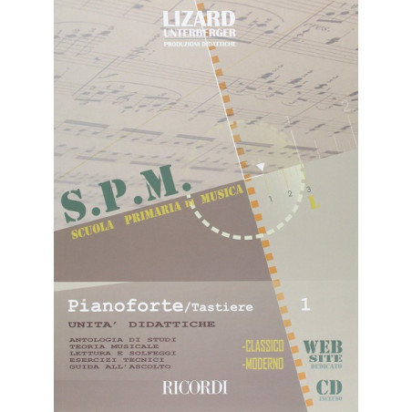 PIANOFORTE E TASTIERE - VOLUME 1 UNITA' DIDATTICHE - CATARSI TERRANI - LIZARD