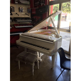 PIANOFORTE YAMAHA G2 1903428 LUNGO 170 CM BIANCO 3 PEDALI A EXTRA PARI AL NUOVO